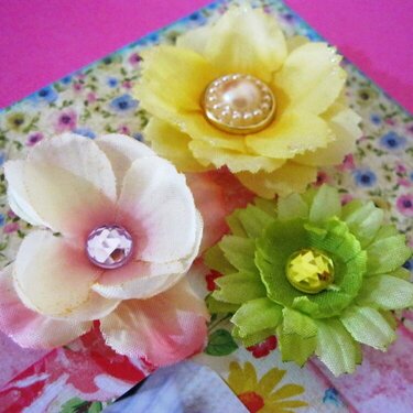 Handmade Fabric Flowers