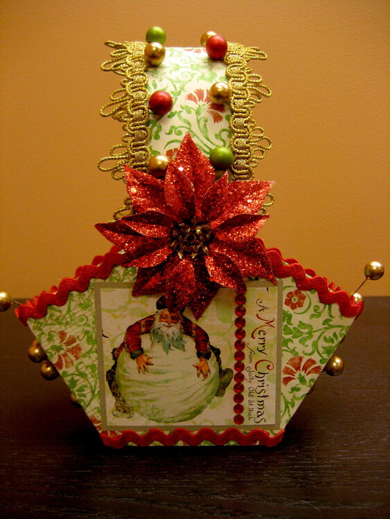 Christmas basket for the Holiday basket swap- back