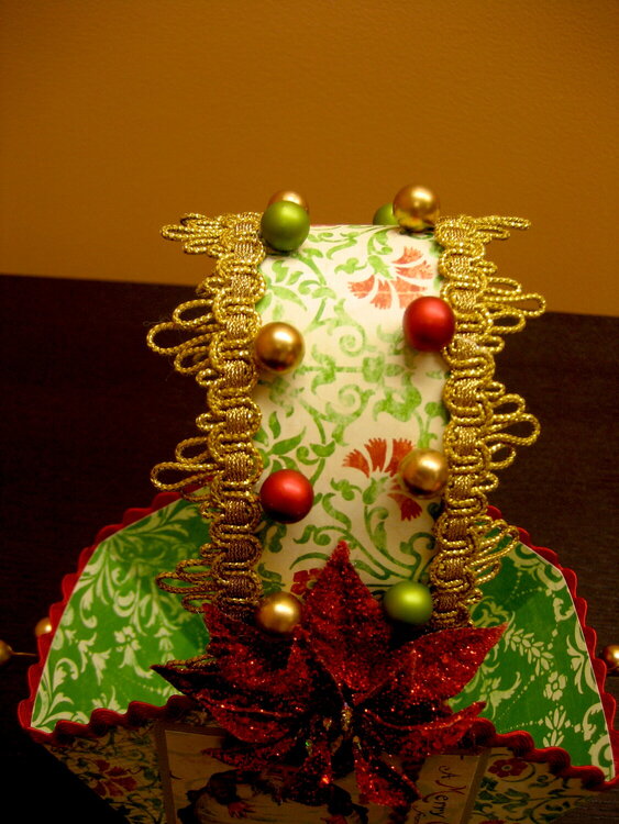 Christmas basket for the Holiday basket swap- handle