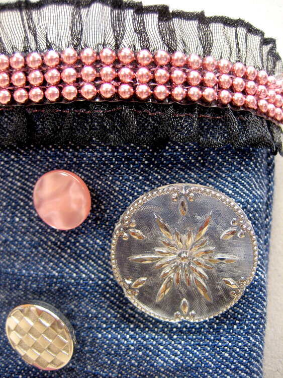 Little button pocket- close up of some buttons