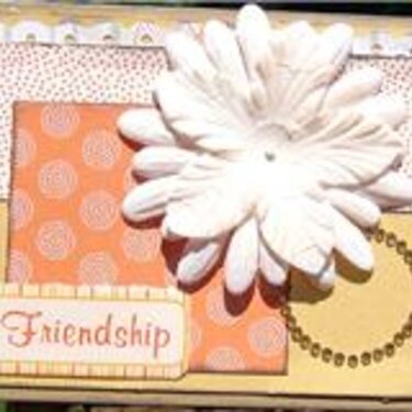 Friendship Card &quot;Sweet Peach Crop Shop&quot;