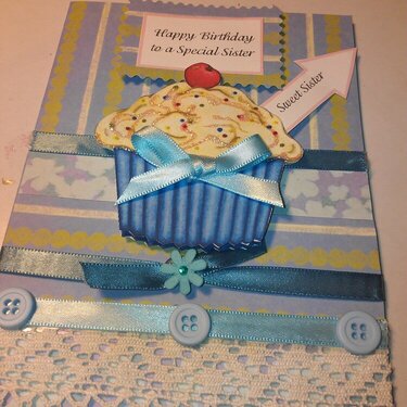 Cupcake card by Carol at Heartstrings