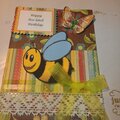 Bumble bee card by Carol at Heartstrings & Woodthings