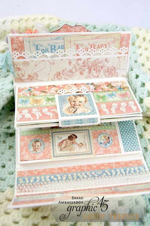 Graphic 45 Little Darlings Mini Baby Album