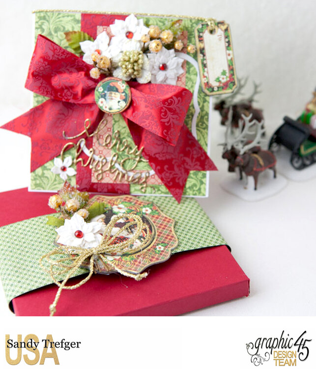 Graphic 45 Christmas Card and Box Envelope