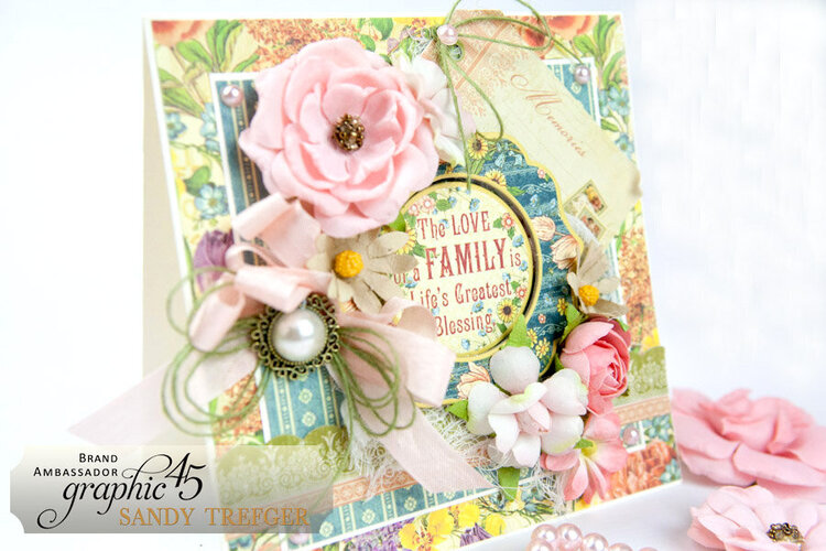 Graphic 45 Family Love Card