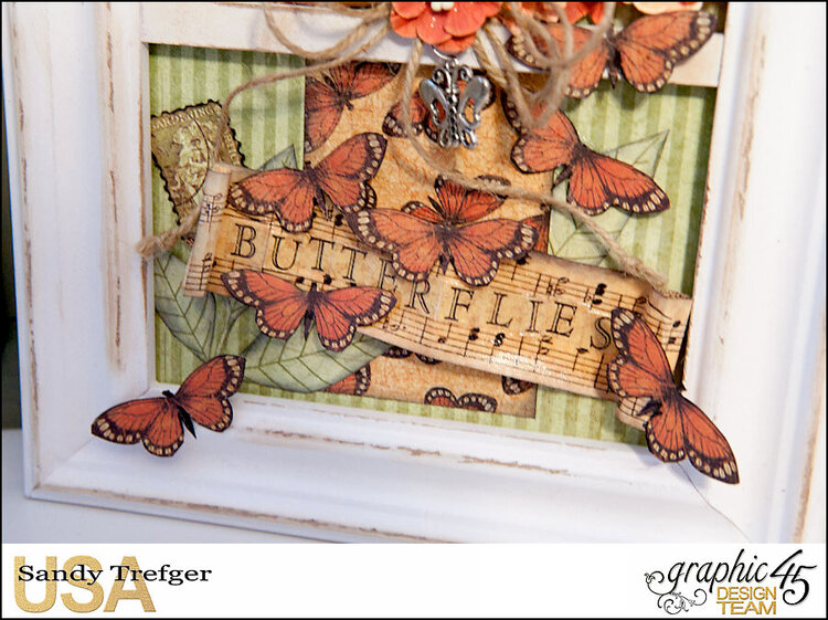 Graphic 45 Botanicabella Butterfly Framed Project