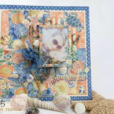 Graphic 45 Sun Kissed 12x12 Layout