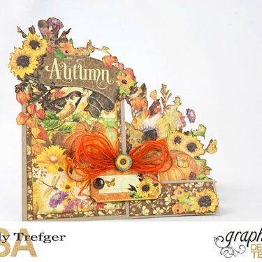 Graphic 45 Seasons &quot;Autumn&quot; Side Step Card