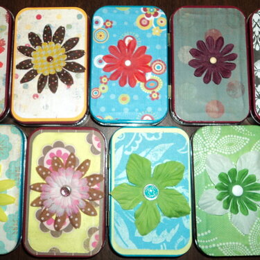 Altered Altoid Tins Front