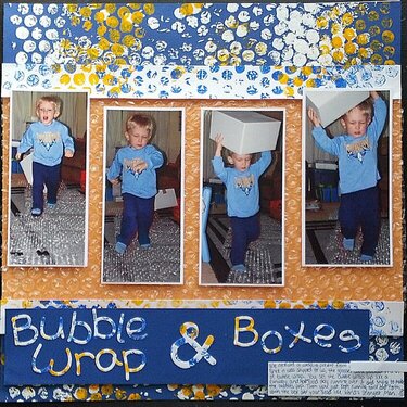 Bubble Wrap &amp; Boxes