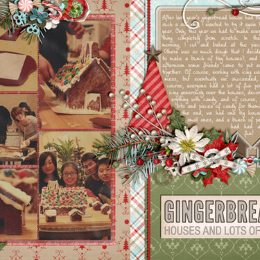 Gingerbread Houses and Lots of Fun (December Daily)