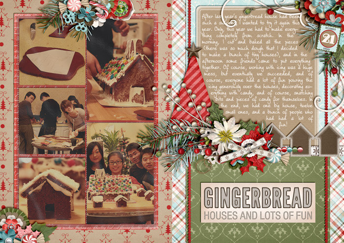 Gingerbread Houses and Lots of Fun (December Daily)