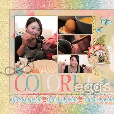 Coloring Eggs (left)