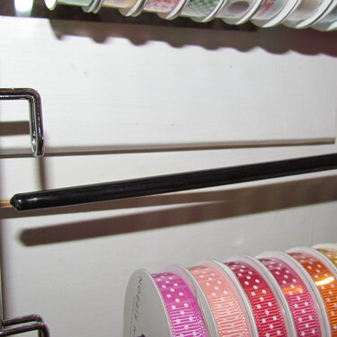 Ribbon Storage-close up view