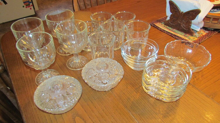 Glassware for Sundae Bar