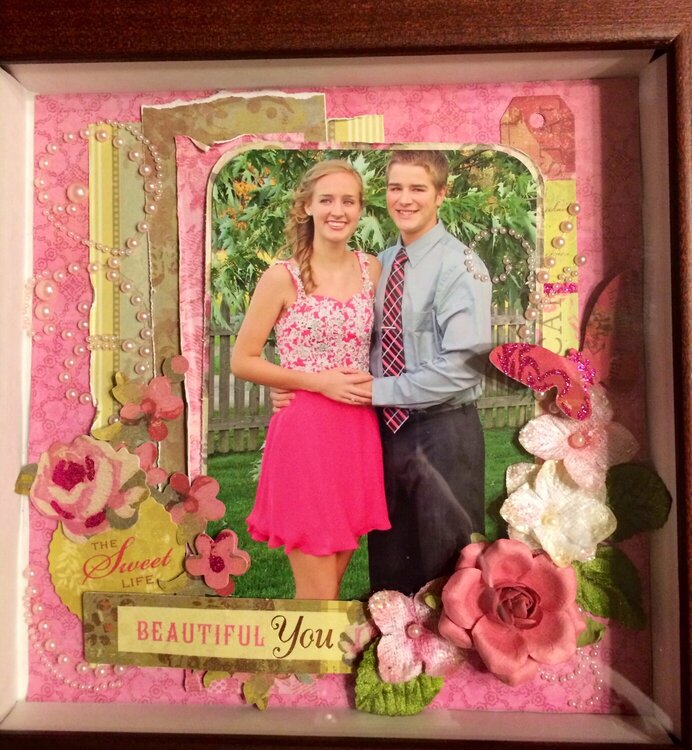 Homecoming shadowbox