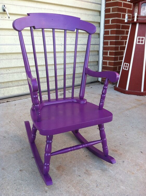 Child&#039;s rocker-after