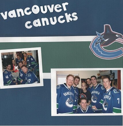 Vancouver Canucks Visit Tevin