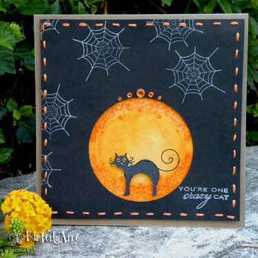 &quot;You&#039;re One Crazy Cat&quot; Halloween Card