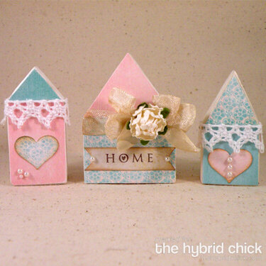 Shabby Chic Neighborhood Mini Houses