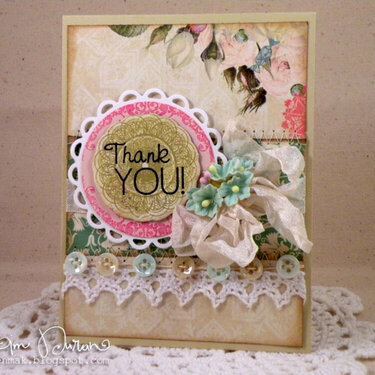 Shabby Chic Thank You