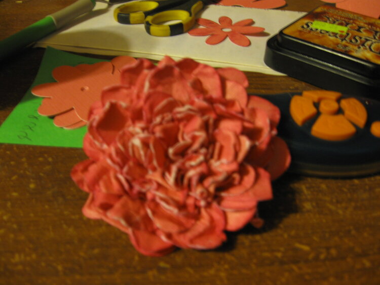 1st attempt at a handmade paper flower
