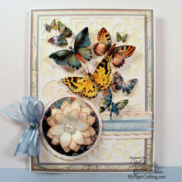 DCWV Butterfly Card