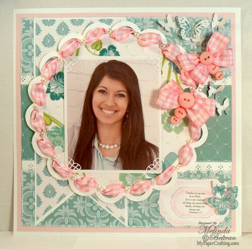 Ribbon Butterflies Layout