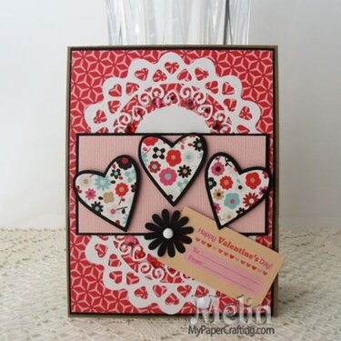 Fancy Pants Love Story Heart Card