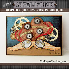 Steampunk Valentine's Day Card
