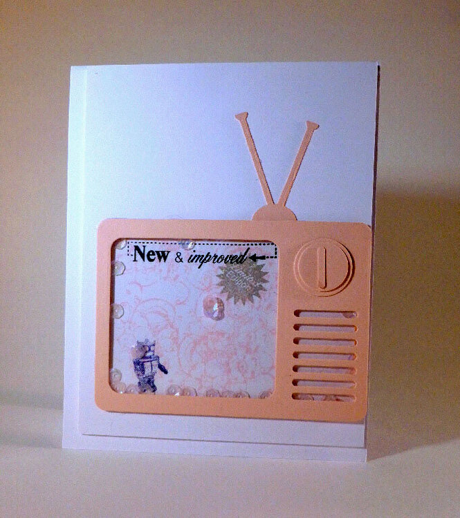 TV Shaker card