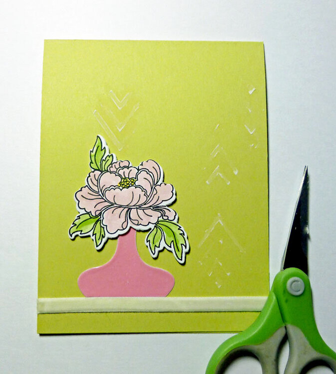 Vase and Flower card
