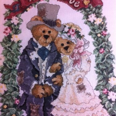 Counted Cross stitch 25th Anniversary