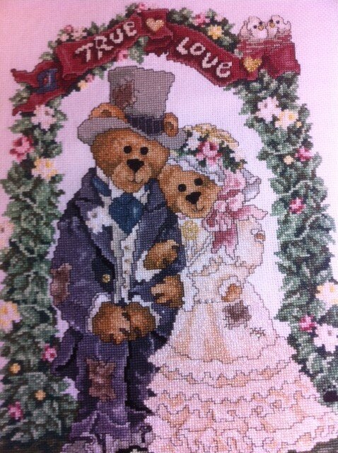 Counted Cross stitch 25th Anniversary