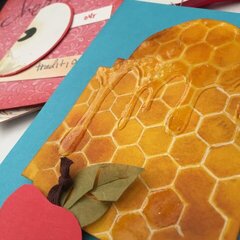 Honeycomb Background  for Rosh Hashanah Cards