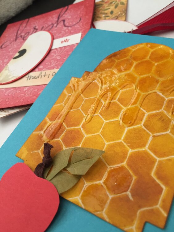 Honeycomb Background  for Rosh Hashanah Cards
