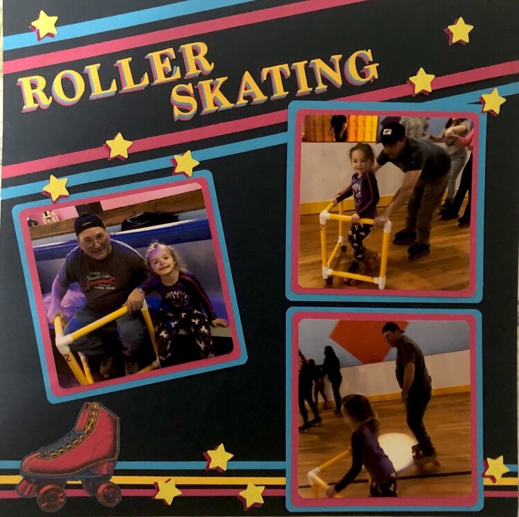 Roller skating 