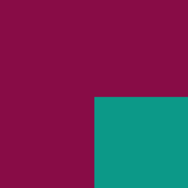 Burgundy and Teal