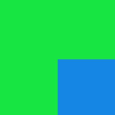 Lime and Blue