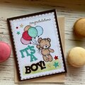 Anouncement Card. It's a Boy.