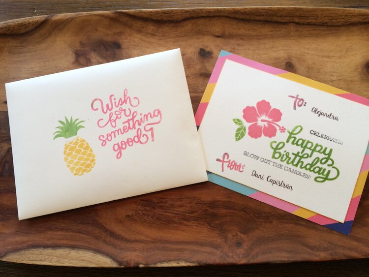 Aloha Birthday Card*