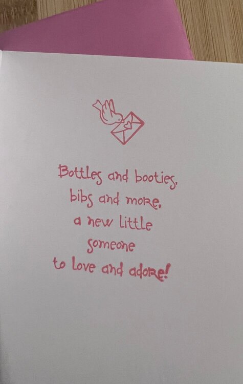 Baby Sweet Card