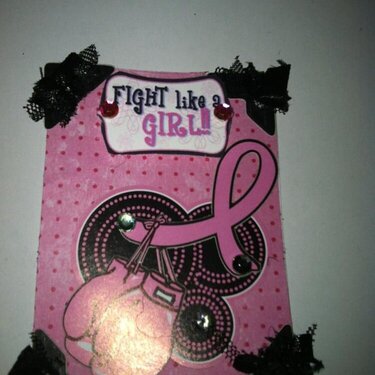 Breast cancer Artist Trading Card