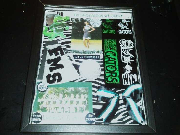 Cheerleader Shadow Box