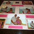 18" x 18" Wedding album Page 9