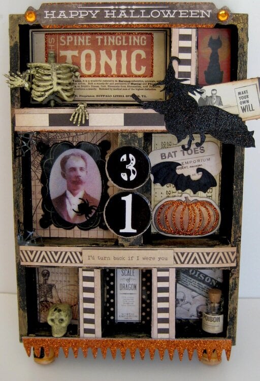#3 The Finished Fabulous Fake Halloween TH Configuration Box