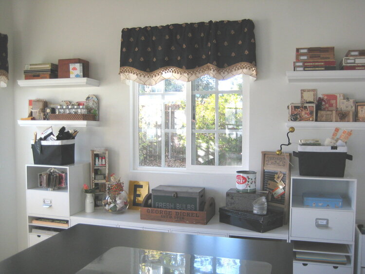 Valances Hung by the Husband