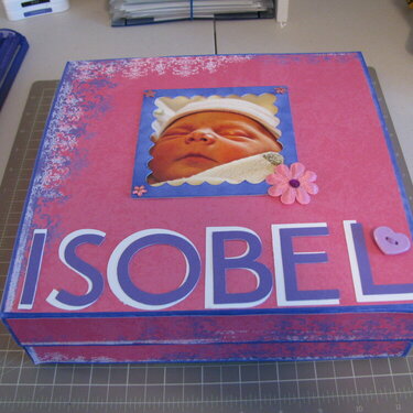 A memory box for my niece who is just 2 months onld