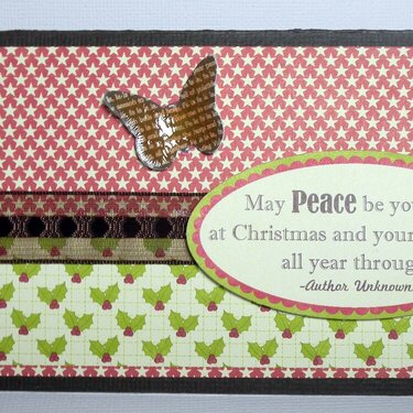 May Peace be your Gift. . .